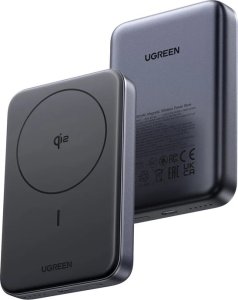 UGREEN PB761 Powerbank magnetyczny 10000mAh Qi2 30W  Magsafe + kabel USB-C czarny 7