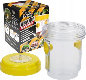 NO PEST Pułapka na Osy Przeciw Osom do Zwalczania Os "Wasp Cup" + Wabik na Osy 200 ml 2