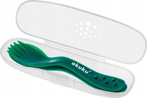 Sztućce w etui zielone 4
