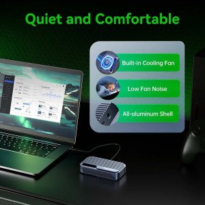 Acasis TB501Pro 80Gbps obudowa na dysk M.2 NVMe SSD kompatybilna z Thunderbolt 5, Thunderbolt 4 i 3 USB4 do 6000MB/s 3