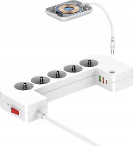 Listwa antyprzepięciowa Energizer z zabezpieczeniem EPB2500W03EU 2