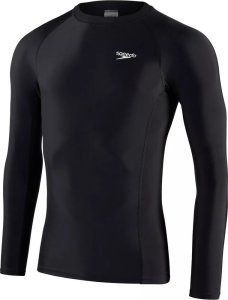 Męska koszulka uv Speedo LS SP TOP AM black/white rozmiar XL 1