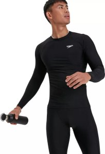 Męska koszulka uv Speedo LS SP TOP AM black/white rozmiar XL 2