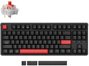 Keychron C3 Pro Raudona Backlight Raudona Switch Mechaninė klaviatūra (juodas) 1
