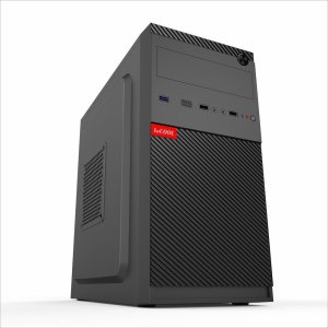 1stCOOL skříň STEP 5, micro tower, AU, USB 3.0, USB-C, bez zdroje, černá 1