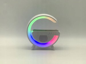 Głośnik bezprzewodowy LED z ładowaniem bezprzewodowym G500 biały 2