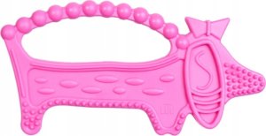 LUU KIDS-GRYZAK DLA DZIECI LUUIE THE DOG  PINK 1