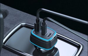 Ładowarka Samochodowa BlitzWolf BW-BC4 115W 3-Port USB-C PD QC FCP AFC SCP 1