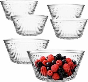 Salaterki miski szklane 13 cm zestaw 6 miseczek Altom Design Karen 1