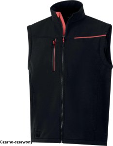 SOCCIA - BLUZA SOFTSHELL 96% POLIESTER 4% ELASTAN - ODPINANE RĘKAWY - khaki-czarny S 2