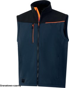 SOCCIA - BLUZA SOFTSHELL 96% POLIESTER 4% ELASTAN - ODPINANE RĘKAWY - khaki-czarny S 5