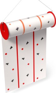 NO PEST Lep w Rolce Pułapka Lepowa na Muchy Komary Meszki Muszki Osy do Stajni Obory Domu 9,5m "Sticky Fly Roll" 6