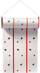 NO PEST Lep w Rolce Pułapka Lepowa na Muchy Komary Meszki Muszki Osy do Stajni Obory Domu 9,5m "Sticky Fly Roll" 8