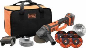 Szlifierka kątowa Black & Decker BCG720M1A5-QW 1