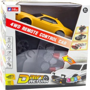 Auto Sportowe Do Driftu Wymienne Koła Zdalnie Sterowany RC 4WD Żółte Sport 5
