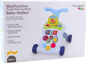 Interaktywny Chodzik Pchacz Kierownica Światła Dźwięki 3