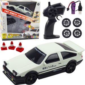 Auto Sportowe Do Driftu Wymienne Koła Zdalnie Sterowany RC 4WD Biały 1