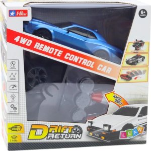 LeanToys Auto Sportowe Drift Wymienne Koła Zdalnie Sterowany RC 4WD Niebieskie Sport 5