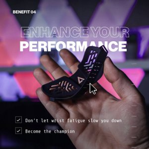 DeltaHub Carpio G2.0 L Atrama riešui Dešinė, juodos spalvos 6