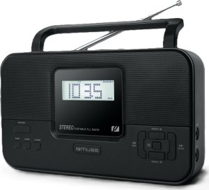 Muse Stereo Portable Radio | M-087 MB PLL | AUX in | FM radio | Headphone out 1