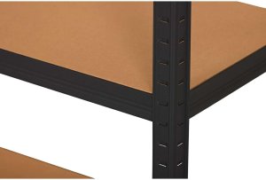 4IQ Sandėliavimo lentyna - stelažas, 180x90x40 cm, 175kg, juoda 5