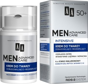 AA Men Advanced Care Intensive 50+ krem do twarzy odbudowująco-regenerujący 50ml 1