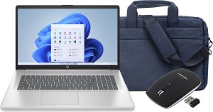 Zestaw HP 17-cn / 9S1M6UA / Mysz / Torba / Core 5 120U / 32GB / SSD 1TB / Intel Graphics / FullHD / Win 11 Pro / Srebrny 1