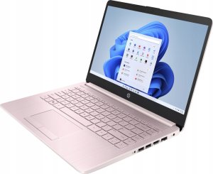 Piękny Różowy Laptop dla kobiety HP 14 Intel N4120 8GB RAM Intel UHD Win 11 5T9T7UA 3