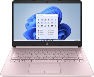 Piękny Różowy Laptop dla kobiety HP 14 Intel N4120 8GB RAM Intel UHD Win 11 5T9T7UA 4