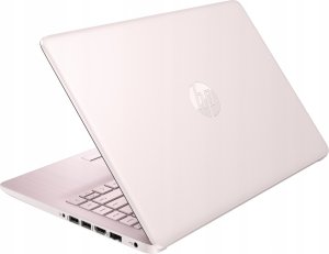Piękny Różowy Laptop dla kobiety HP 14 Intel N4120 8GB RAM Intel UHD Win 11 5T9T7UA 5