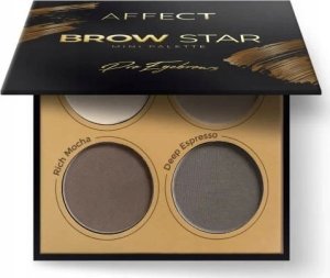 Stars from The Stars AFFECT_Brow Star Mini paleta cieni do brwi 6g 2