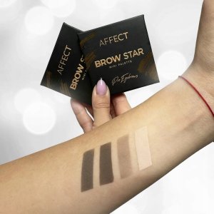 Stars from The Stars AFFECT_Brow Star Mini paleta cieni do brwi 6g 3