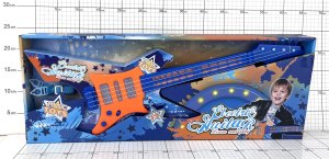 GITARA ELEKTRYCZNA NA BATERIE W PUDEŁKU 1