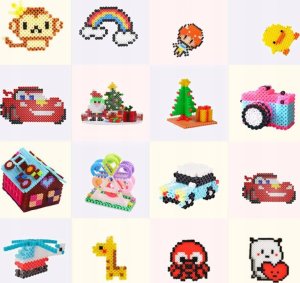 Koraliki Do Prasowania Szablony Prasowanka Zestaw 9