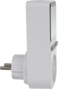 Miernik energii GreenBlue, watomierz, typ F, 220-240V AC, 50Hz, max. obciążenie 16A, IP20, wbudowana bateria, GB364 F 6