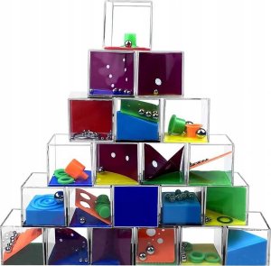 Kostki Logiczno-Zręcznościowe Łamigłówki 24 Szt. 2