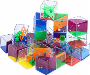 Kostki Logiczno-Zręcznościowe Łamigłówki 24 Szt. 6