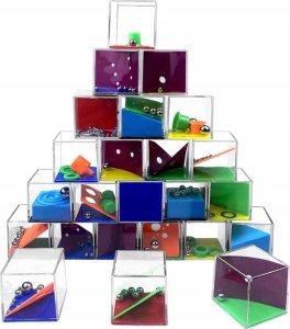 Kostki Logiczno-Zręcznościowe Łamigłówki 24 Szt. 8