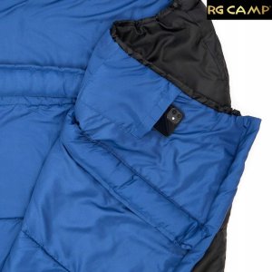 ŚPIWÓR LEKKI MUMIA TURYSTYCZNY 210x80 POKROWIEC RG CAMP COMFORT 250G CIEPŁY 5