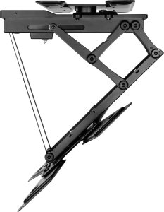 Maclean Uchwyt do TV elektryczny sufitowy , obsługa TUYA, max VESA 600x400, obrót 90st. pilot, 23"-65", 30kg, MC-491 5