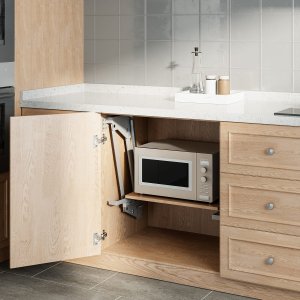 Winda, półka kuchenna wysuwana do zabudowy 5-20kg. 820x168x106mm MC-497 9