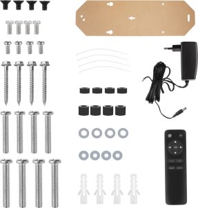 Uchwyt do TV elektryczny sufitowy Maclean, obsługa TUYA, max VESA 600x400, pilot, 23"-55", 30kg, MC-492 8