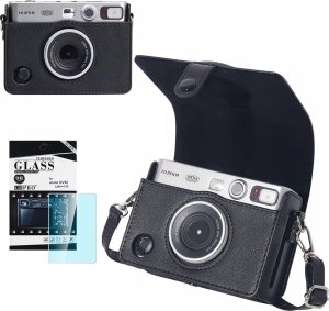 2w1 Etui Pokrowiec Futerał Case + Osłona / Szkło Na Lcd Szkło Do Fujifilm Instax Mini Evo 1
