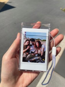 Zestaw 6w1 Futerał Etui + Szkło + Album 64x + Dekielek + Ramki Fuji Instax Mini Evo - Przezroczysty 7