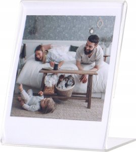Ramka Stojąca Do Zdjęć Do Fuji Instax Wide 400 Square Polaroid 600 Sx70 Now / Przezroczysty / Orientacja Pionowa 7