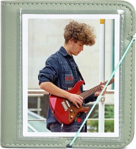 Album Na 28 Zdjęć Do Fuji Instax Wide 400 Square Polaroid 600 Sx70 Now / Zielony 6