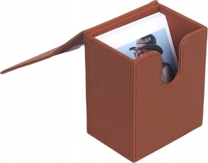 LoveInstant Etui Pudełko Box Na 100 Zdjęcia Do Fuji Instax Wide 400 Sq Polaroid 600 Brązowy Okienko 5