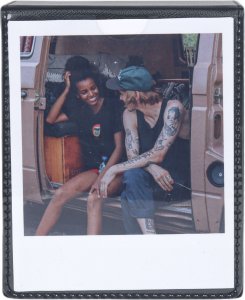 Etui Pudełko Box Na 100 Zdjęcia Do Fuji Instax Wide 400 Sq Polaroid 600 Now / Czarny / Okienko 8