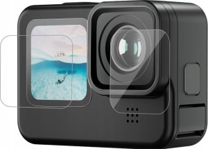 Osłona Ochronna Szkło 3w1 Na 2x Ekran Lcd + Obiektyw Do Gopro Hero 13 Black / S6-flm-07-tgp 4