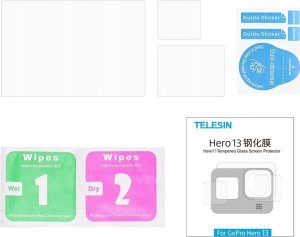 Osłona Ochronna Szkło 3w1 Na 2x Ekran Lcd + Obiektyw Do Gopro Hero 13 Black / S6-flm-07-tgp 5